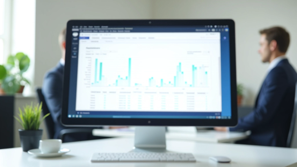 Statistik-Dashboard mit Arbeitsmarktdaten, Monitoring und Analyse auf professionellem Bildschirm