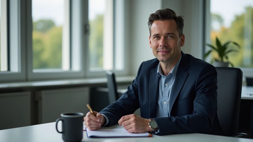Arbeitsberater und Arbeitssuchender in Beratungsgespräch in modernem Büro, München