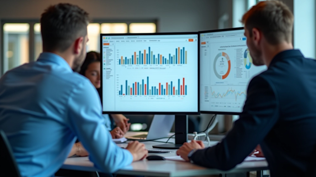Modernes Büro mit Arbeitsmarktanalysen und Datenvisualisierung in München